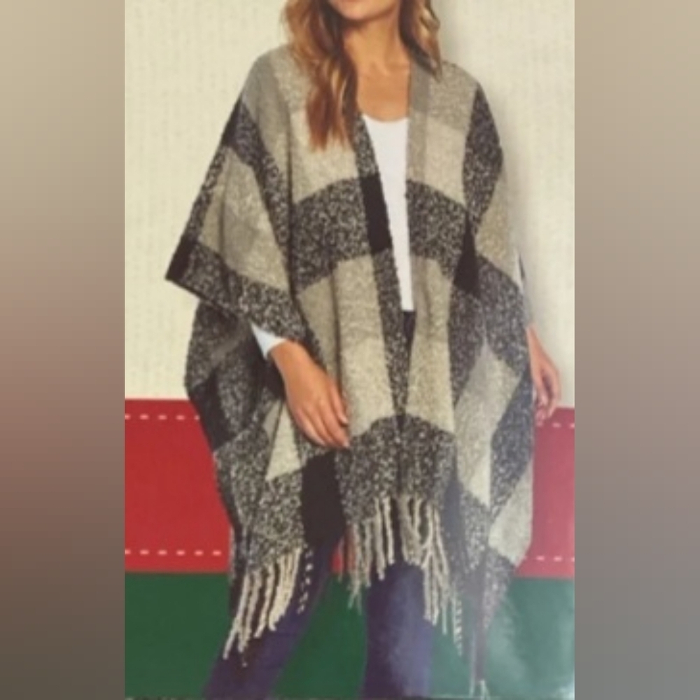 Woolrich Women's Ultra Soft & Cozy Brushed Woven Blanket Wrap (Amelia, OSFM)